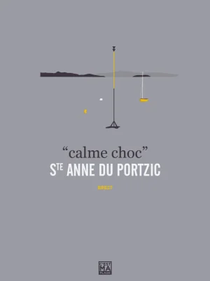 Affiche minimaliste et vintage bretagne brest ste anne portzic