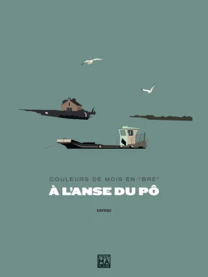 Affiche minimaliste et vintage bretagne carnac anse po
