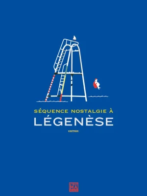 Affiche minimaliste et vintage bretagne carnac legenese