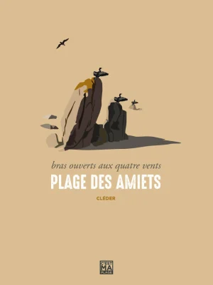 Affiche minimaliste et vintage bretagne cleder amiets