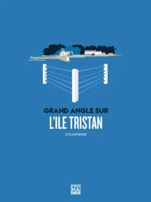 Affiche minimaliste et vintage bretagne douarnenez ile tristan