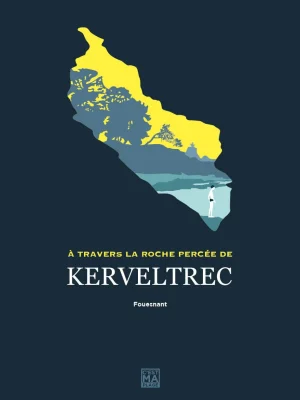 Affiche minimaliste et vintage bretagne fouesnant kerveltrec