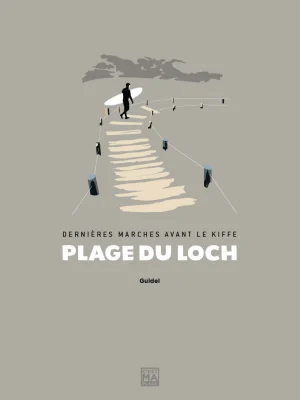 Affiche minimaliste et vintage bretagne guidel loch
