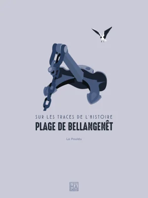 Affiche minimaliste et vintage bretagne le pouldu bellangenet