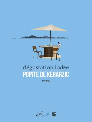 Affiche minimaliste et vintage bretagne paimpol kerarzic