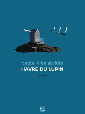 Affiche minimaliste et vintage bretagne saint malo havre lupin