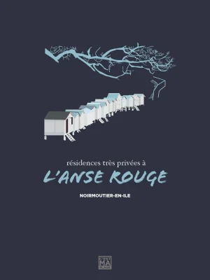 Affiche loire atlantique noirmoutier anse rouge noirmoutier