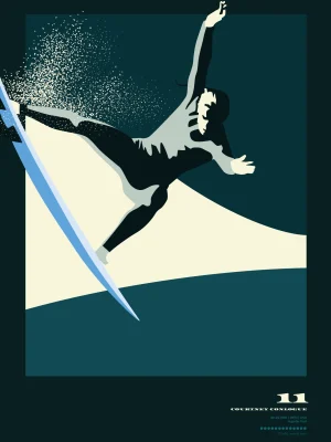 Poster surf 50x70 cm | Courtney Conlogue