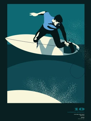 Poster surf 50x70 cm | Gabriel Medina