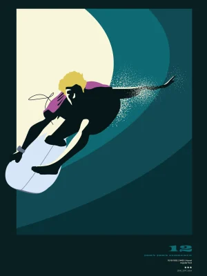 Poster surf 50x70 cm | John John Florence