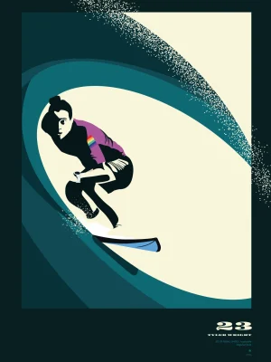 Poster surf 50x70 cm | Tyler Wright