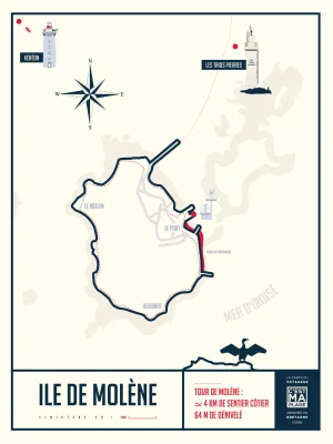 Carte de Molène